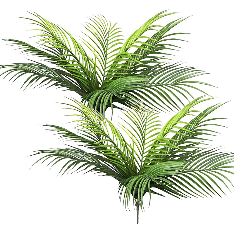 Monstera Adansonii - Daun 20,47in 9 tanaman tropis buatan