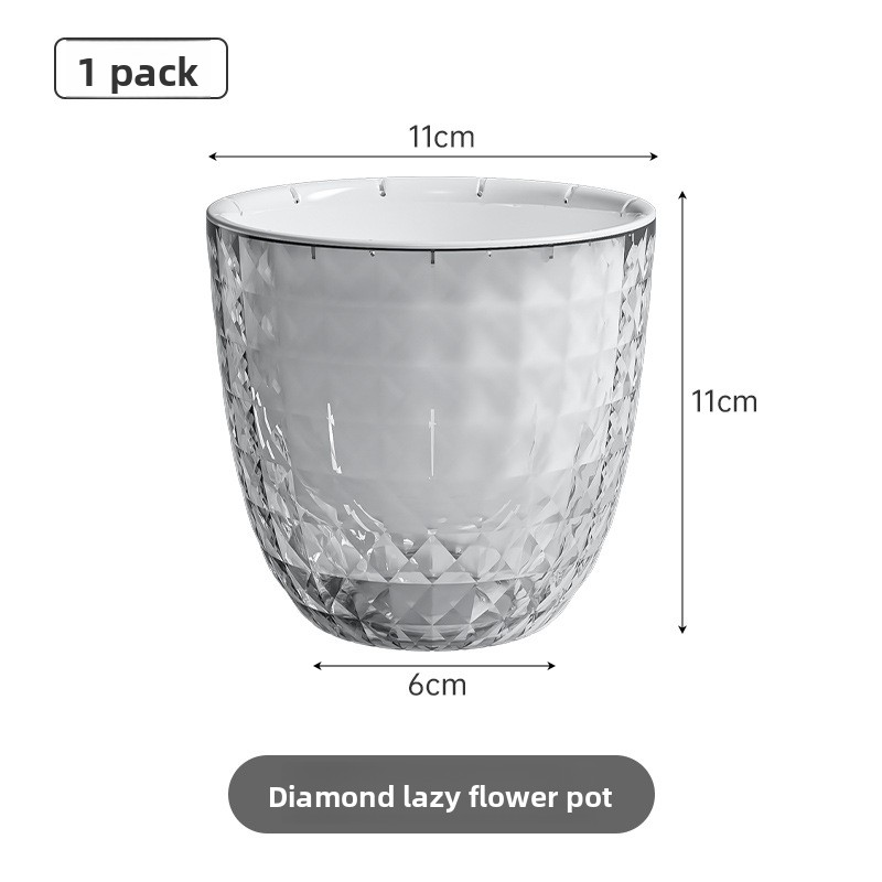 Penanam Malas Plastik Transpar - Aloe Vera Pot ulasan dan harga