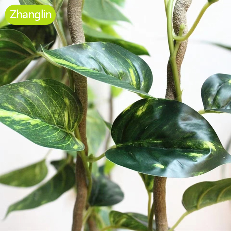 Tanaman Buatan Daun Hijau Tana - Monstera Adansonii ulasan dan harga